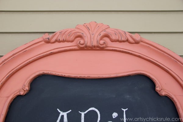 Bright and Bold Furniture - Pieces Repurposed Distressed details - artsychicksrule.com #chalkpaint #antibesgreen #scandinavianpink #repurpose