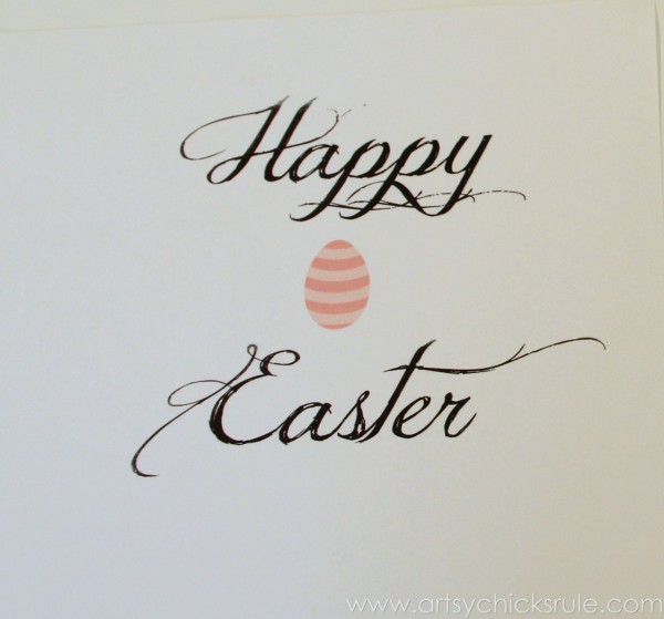 Happy Easter Wreath -Graphic - artsychicksrule.com #easter #wreath
