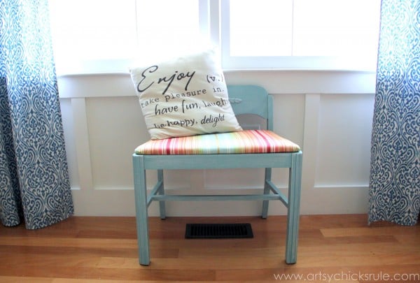 Diy vanity top chair