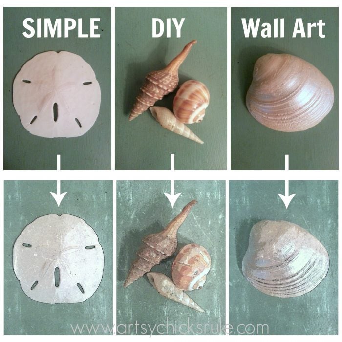 SIMPLE DIY Coastal Wall Art Tutorial!! (take a photo, use a watercolor app, voila! Instant wall art!) Easy, budget friendly home decor! artsychicksrule.com #coastalwallart #diywallart #diyhomedecor #coastalstyle #coastalhomedecor #coastaldiy #beachart #seashellart #seashellmakeover #seashellcrafts