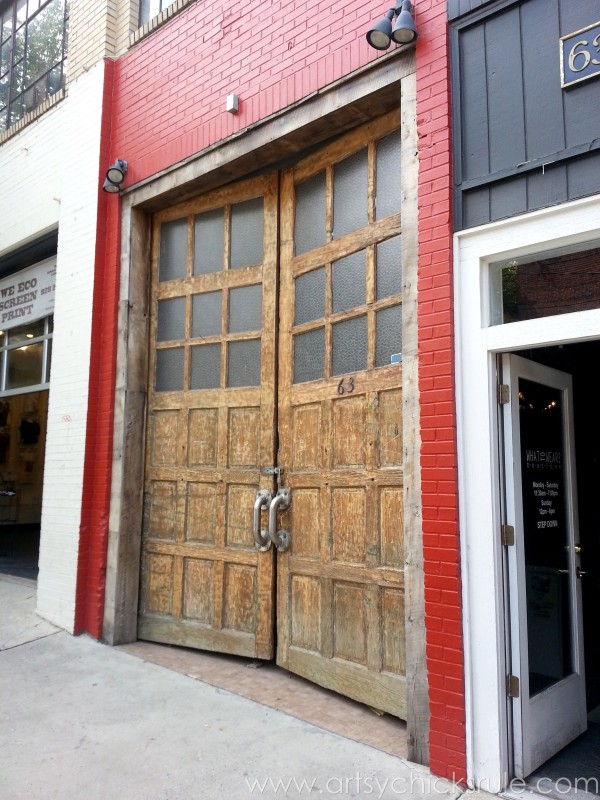 Asheville NC Road Trip - Love Old Doors - artsychicksrule.com #asheville #downtown