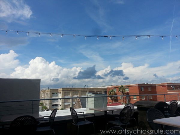 Charleston - Mount Pleasant - a trip in photos - Rooftop Bar - artsychicksrule.com #southcarolina #charleston