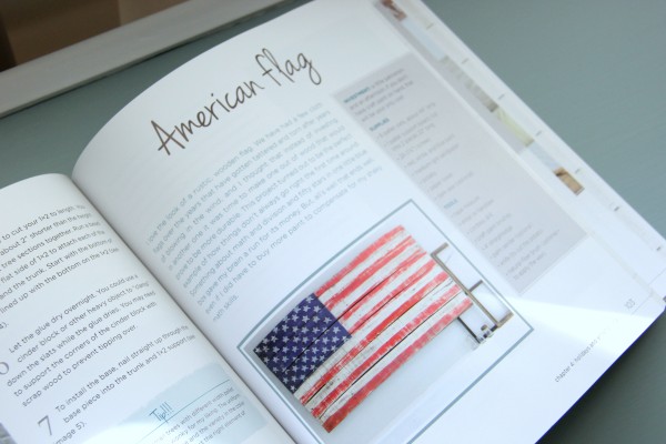 DIY Wood Pallet Book Review - Flag