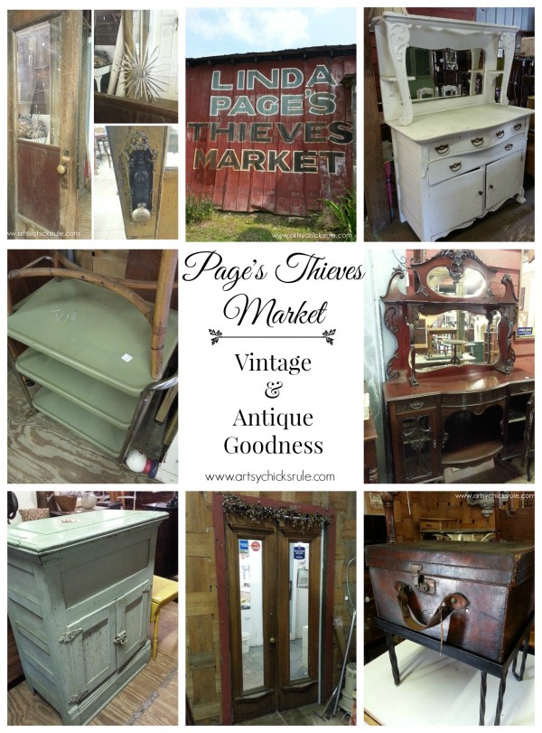 Pages Thieves Market - Mt Pleasant SC - Vintage Antique Goodness - #vintage #antique artsychicksrule.com