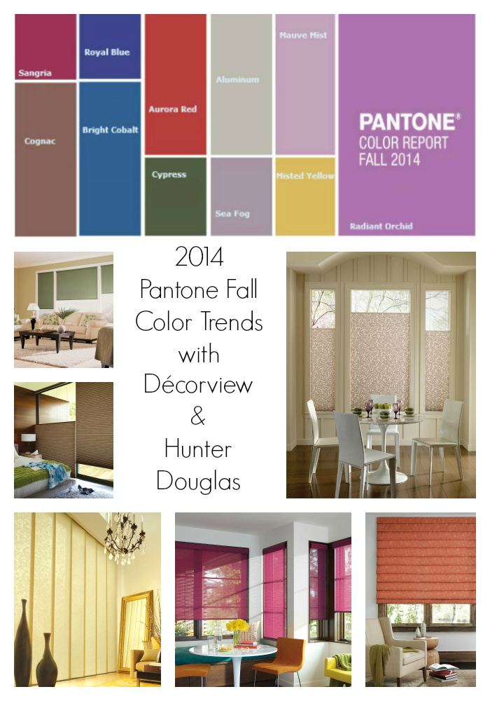 Fall Color Trends 2014 {Décorview and Hunter Douglas}