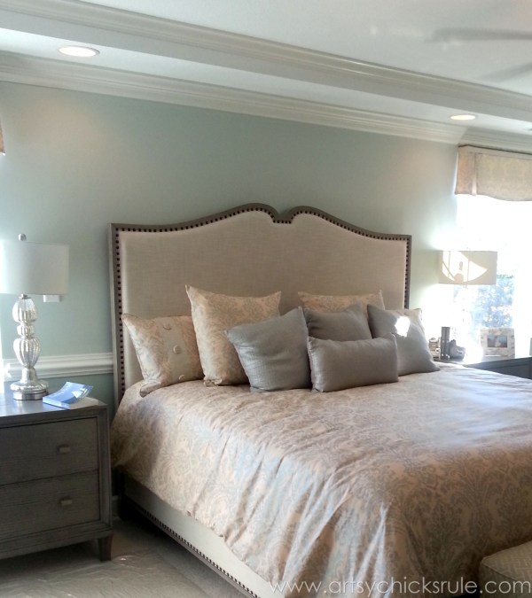 Homearama 2014- Suffolk - Love the headboard- artsychicksrule.com #homeplans #homedecor #decorations #interiordesign