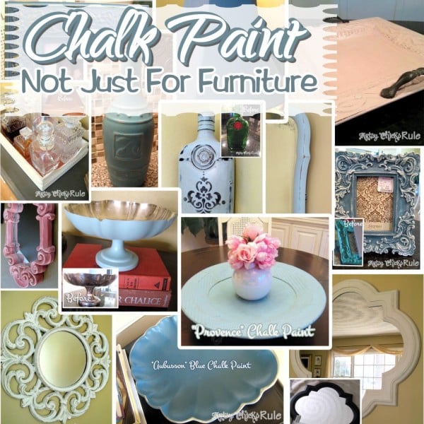Annie Sloan Chalk Paint - It's Not Just For Furniture - #chalkpaint #bestof2014 #artsychicksrule artsychicksrule.com