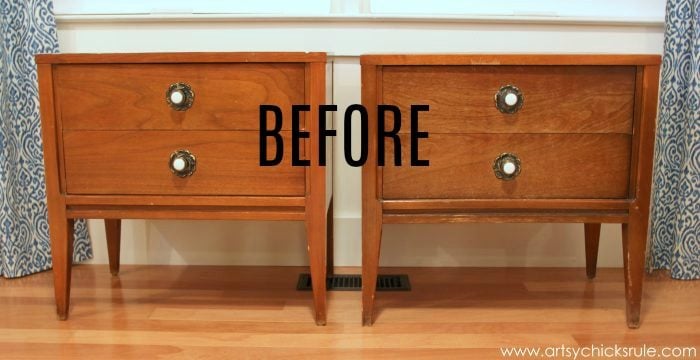 Pretty in Pink Parisian Makeover (with Fabric & Chalk Paint