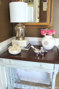 A Decorating Challenge - How to Shop Your Home (Foyer Table - Part 1 ...