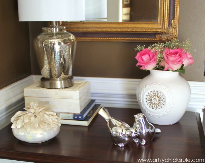 A Decorating Challenge – How to Shop Your Home (Foyer Table – Part 1)