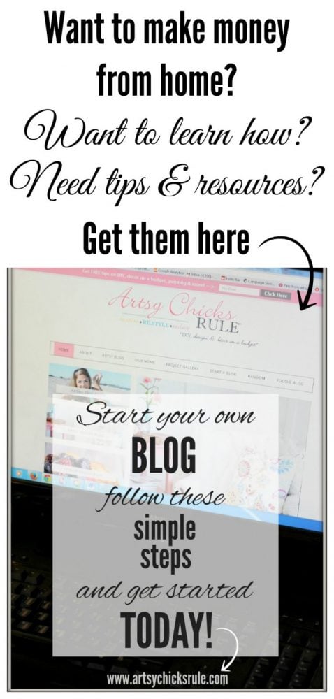 Learn How To Make Money From Home! Step by Step Instructions plus Tips, Resources and More! artsychicksrule.com