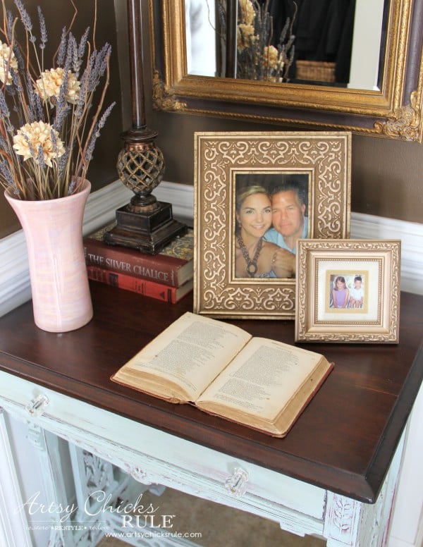 Decor Challenge - Shop Your Home - Part 2 - Up Close Book Open -#homedecor #thriftydecor