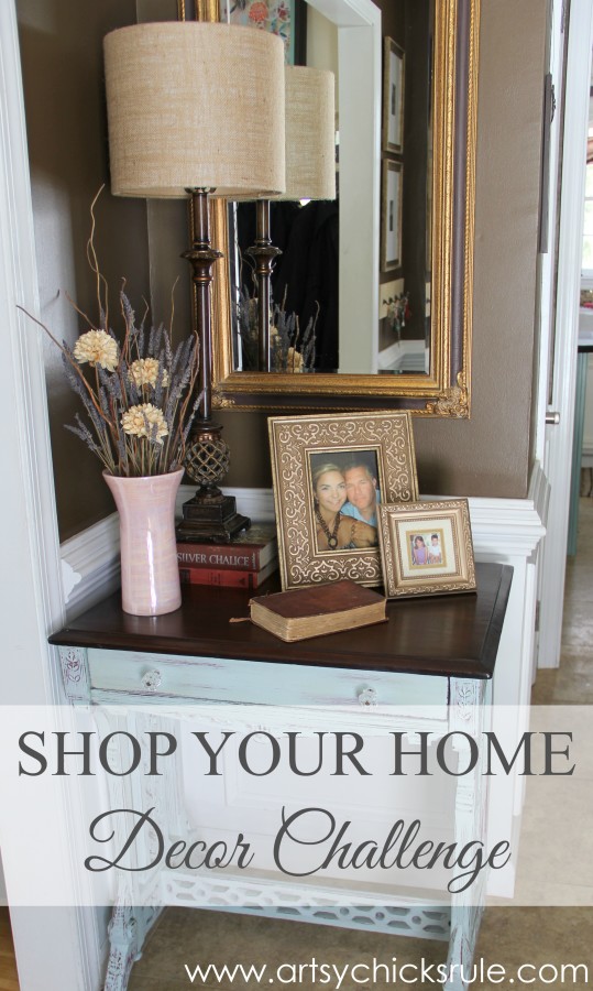 Decor Challenge - Shop Your Home - Part 2 - #homedecor #thriftydecor