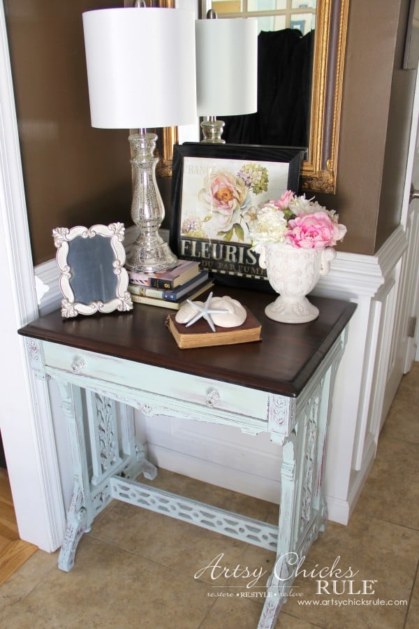 Decor Challenge - Shop Your Home Part 3 - Full Shot - #shopyourhome #homedecor #thriftydecor #thrifty artsychicksrule.com