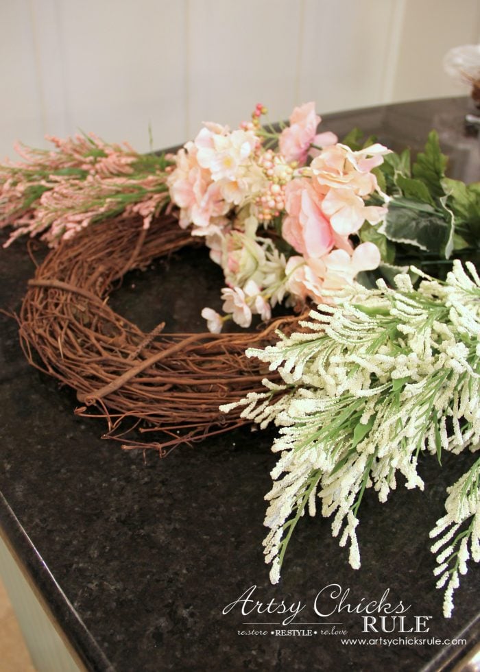 Simple DIY Spring Wreath