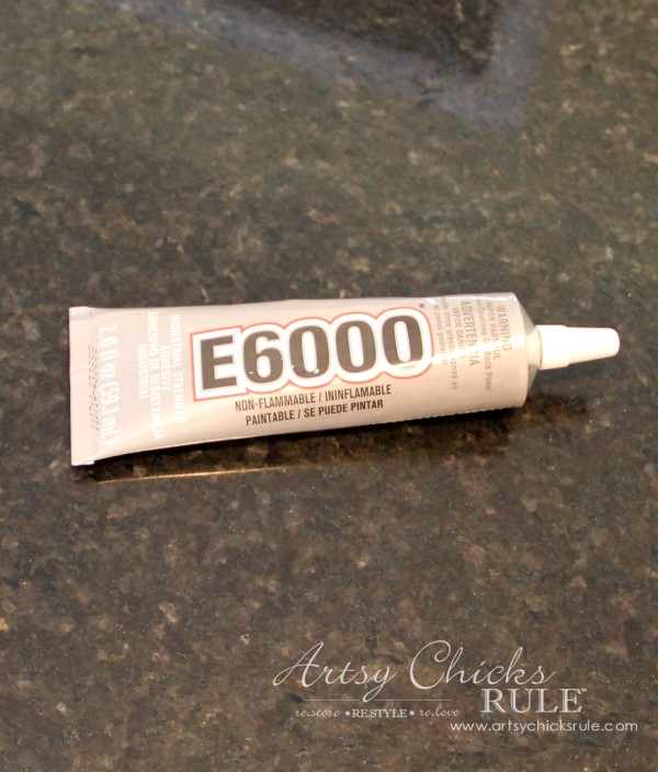 Thrifty Makeovers - E6000 Adhesive - Artsy Chicks Rule