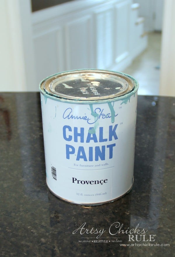 Thrifty Makeovers - Provence Chalk Paint - Artsy Chicks Rule