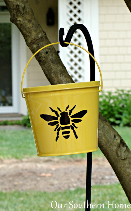 Sharpie-Citronella-Buckets- Our Southern Home