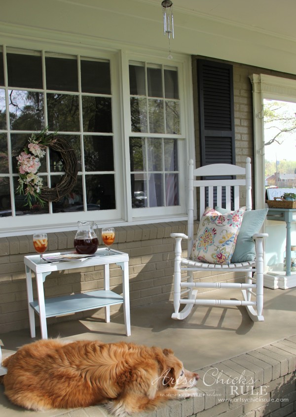 Enjoy Spring & Get Ready for Summer with BEHR DeckOver - Porch Love - #ad #BEHRdeckover