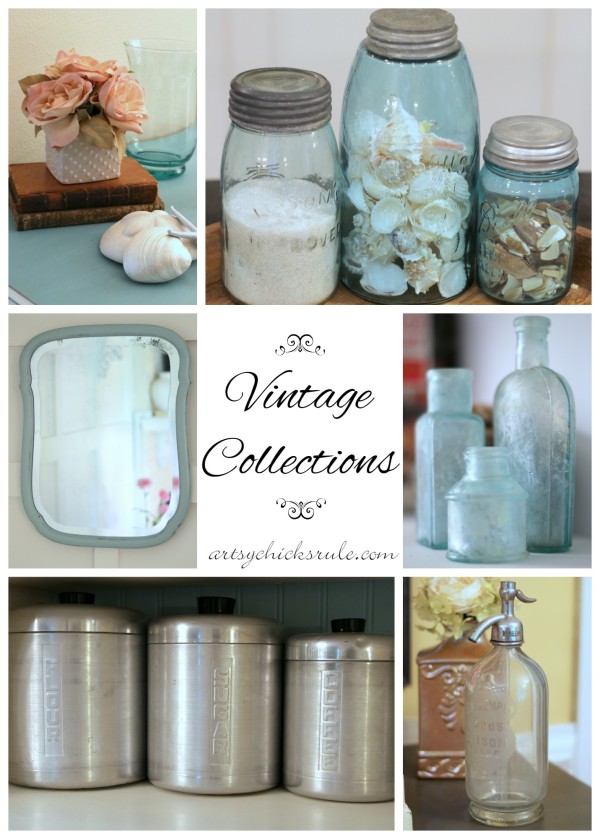 Vintage Collections - I LOVE collecting any and all antique, vintage, retro!!! - #vintage #collections #bluemasonjars #retro #antique artsychicksrule.com