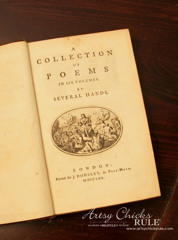 Vintage Collections - Rare 1770 Book - #vintage #collections #bluemasonjars #retro #antique artsychicksrule.com