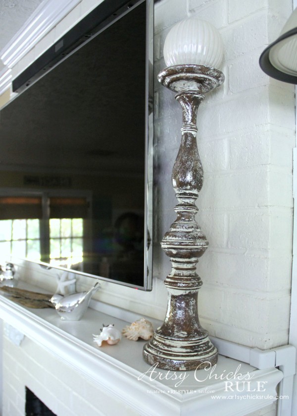 Coastal Summer Home Tour - with Balsam Hill - Candlesticks - #nautical #coastal #homedecor artsychicksrule.com