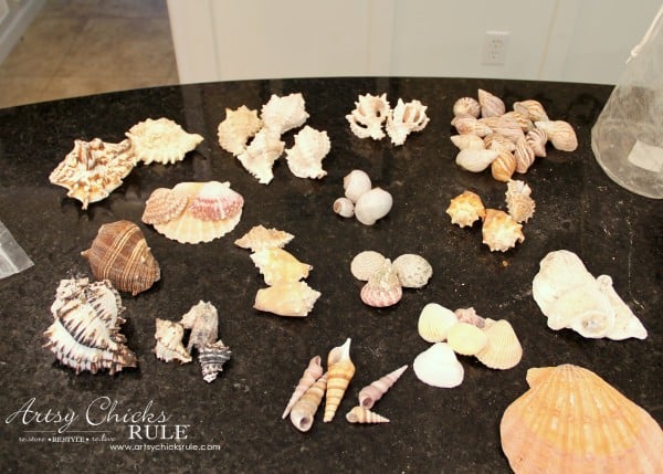 DIY Seashell & Bead Wind Chime - artsychicksrule.com #coastaldecor #beadwindchime #seashellprojects #diywindchime #seashellwindchime 