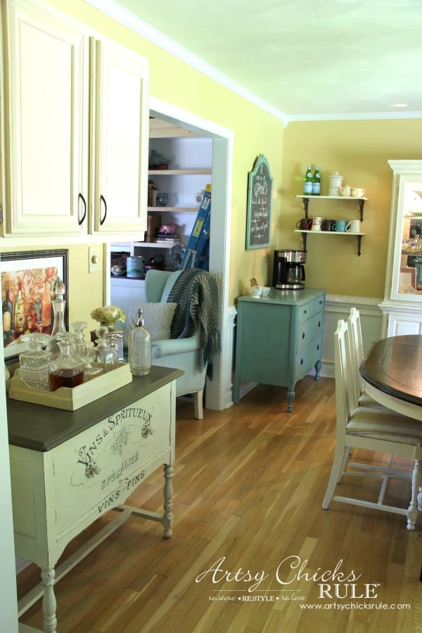 Dining Room Dreaming - Changes and a Dream Board - left side #diningroom #dreamboard #coastal #farmhouse artsychicksrule.com