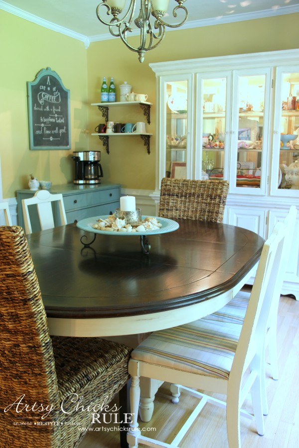 Dining Room Dreaming - Changes and a Dream Board - love the new chairs #diningroom #dreamboard #coastal #farmhouse artsychicksrule.com