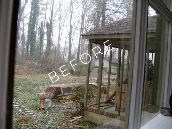 Screened Porch & Patio Makeover