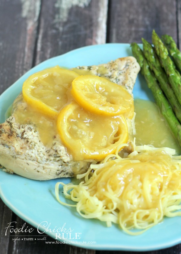 Best Ever Lemon Garlic Marinade - Pictured with Lemon Chicken - #marinade foodiechicksrule