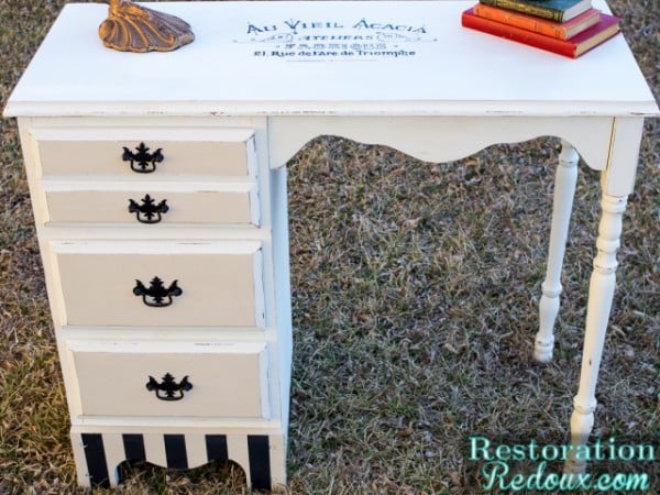 Furniture Makeover with Graphics  - Restoration Redoux