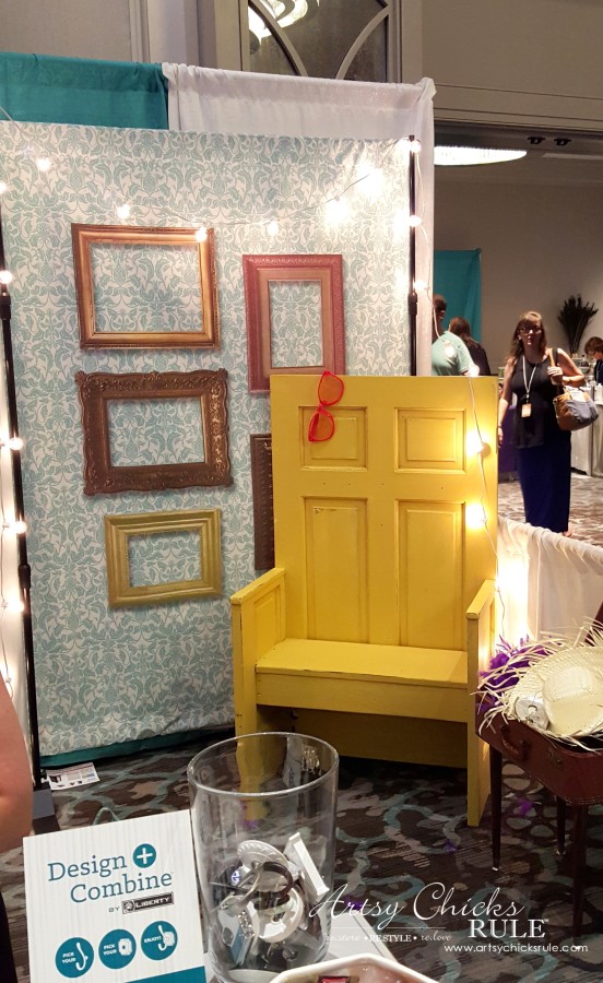 Haven Blogger's Conference 2015- Love this repurposed door - artsychicksrule