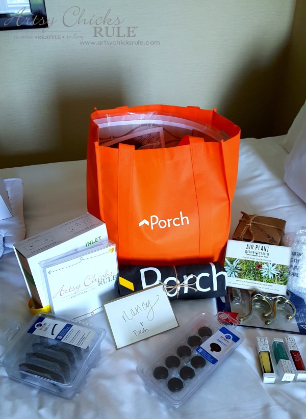 Haven Blogger's Conference 2015- Porch . com Swag - artsychicksrule