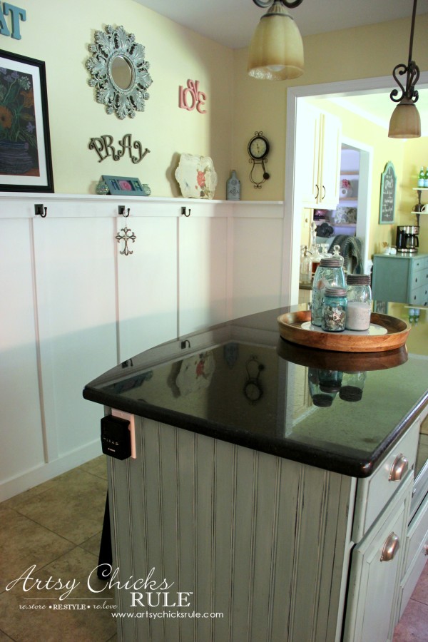 Kitchen Makeover - AFTER Wall Removed - #kitchen #Makeover artychicksrule