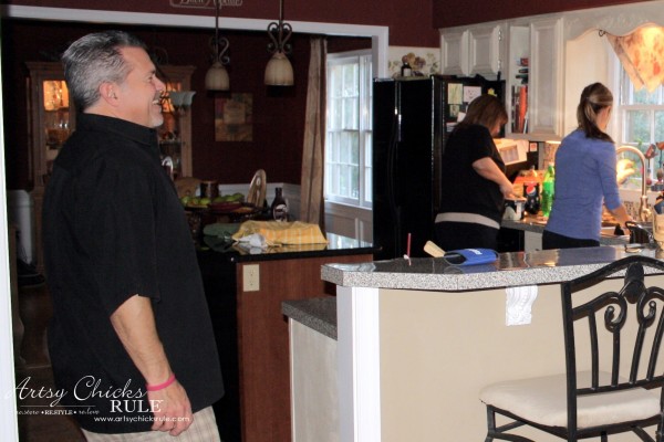 Kitchen Makeover - FIRST Makeover - #kitchen #Makeover artychicksrule