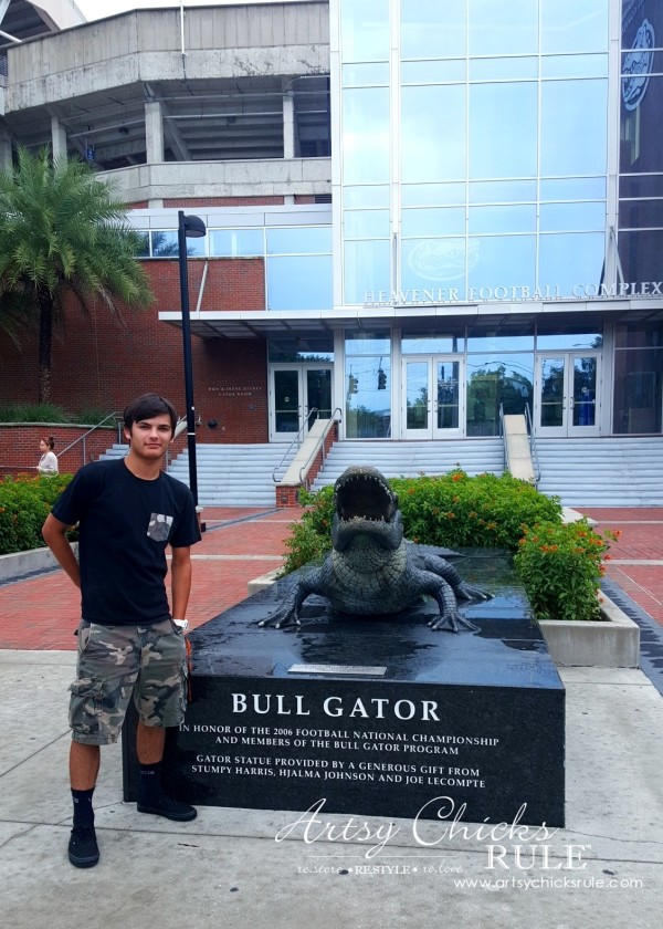 Anna Maria Island Florida Vacation - My son visiting U of Fla campus - artsychicksrule