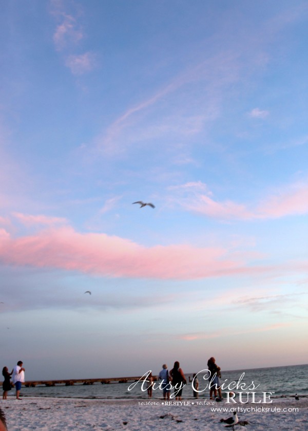 Anna Maria Island Florida Vacation - the sky just before sunset - artsychicksrule