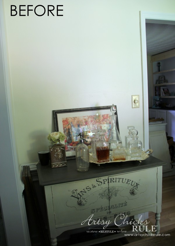 Dining Room Bar Cabinet (new paint) - artsychicksrule