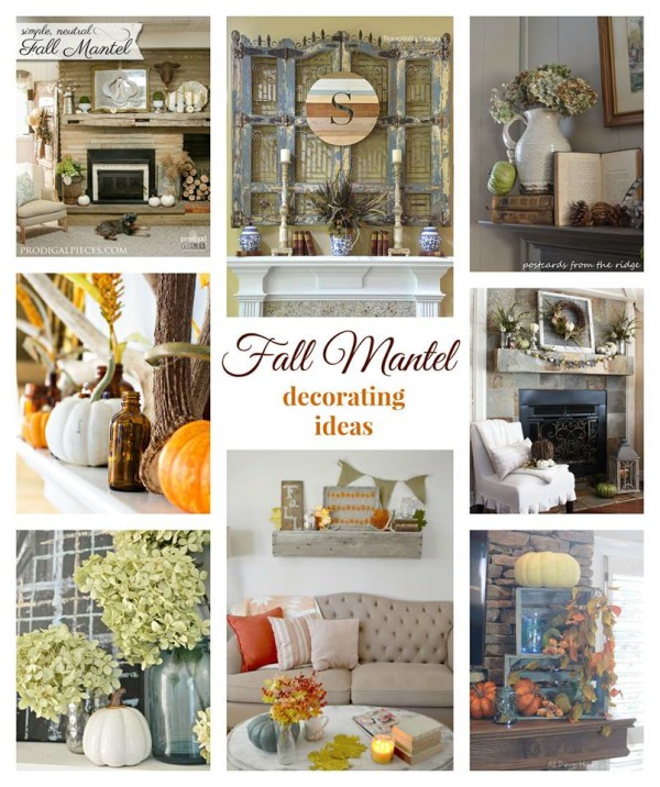 Fall Mantel Ideas - artsychicksrule