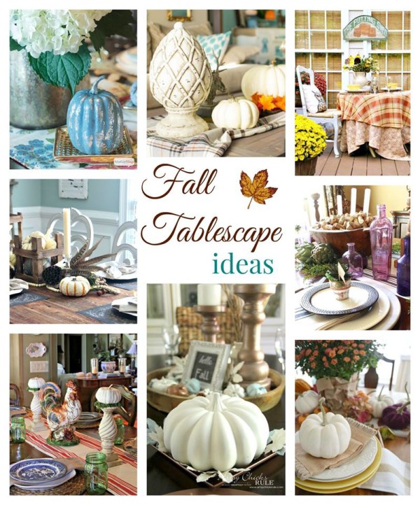 Fall Tablescape Ideas - artsychicksrule