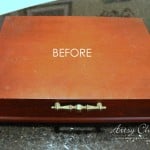 Robin’s Egg Blue Beach Box – (Thrifted Flatware Box Makeover) – BEFORE – #beachdecor #coastal #DIY artsychicksrule