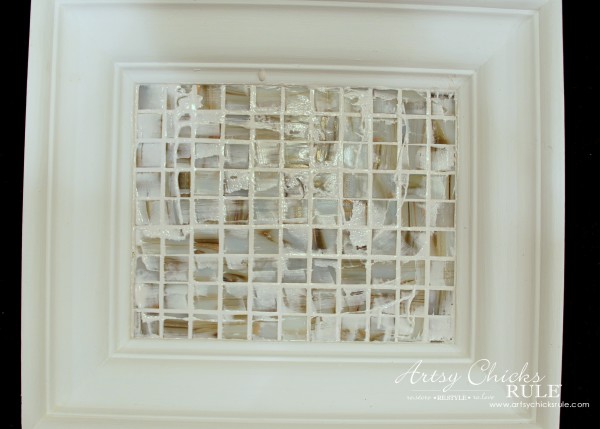 Old Frame Turned TILED COASTAL TRAY - artsychicksrule.com