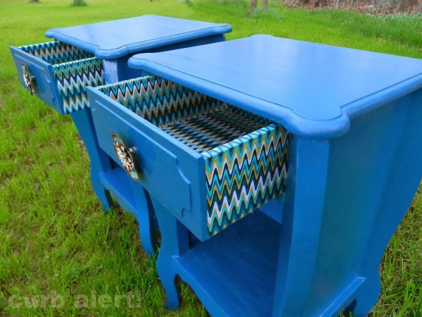 Blue End Tables - Curb Alert