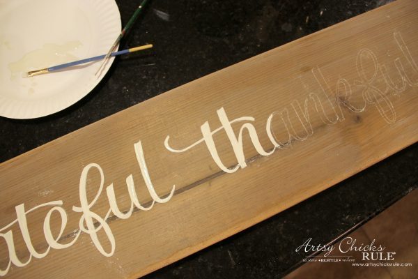 Grateful, Thankful, Blessed (DIY weathered sign-make your own!)