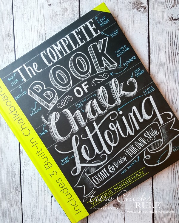 Thrify Mirror to Chalkboard - Chalk Lettering Book - artsychicksrule #chalkart #chalkboard