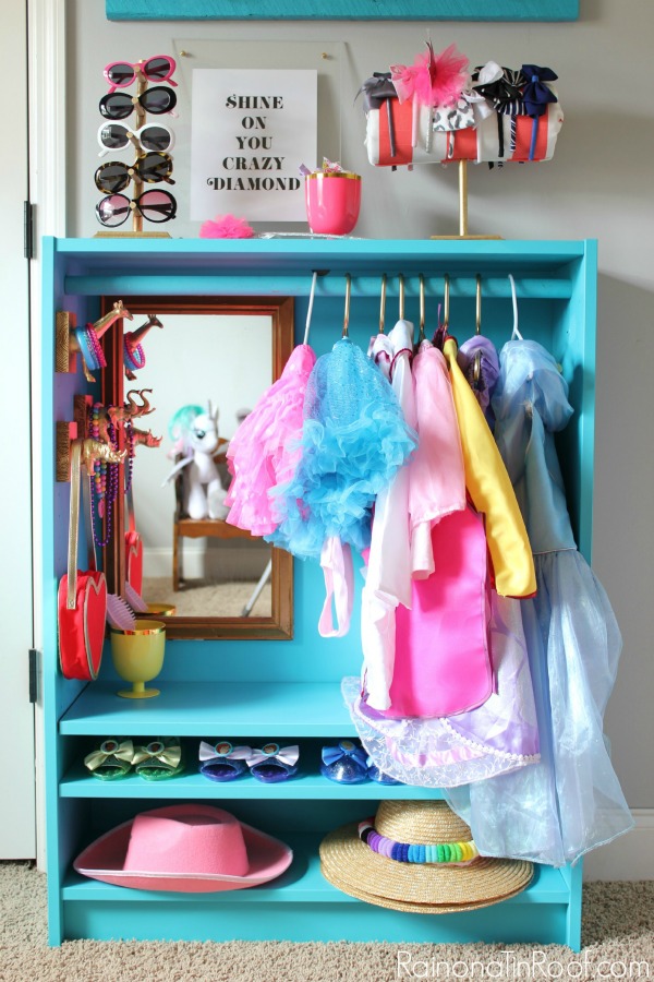 ikea-hack-diy-dress-up-closet - Rain on a Tin Roof