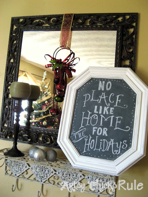 Chalkboard from Thrifty Frame - artsy chicks rule