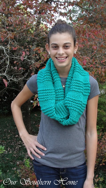 GreenInfinityScarf2 our southern home