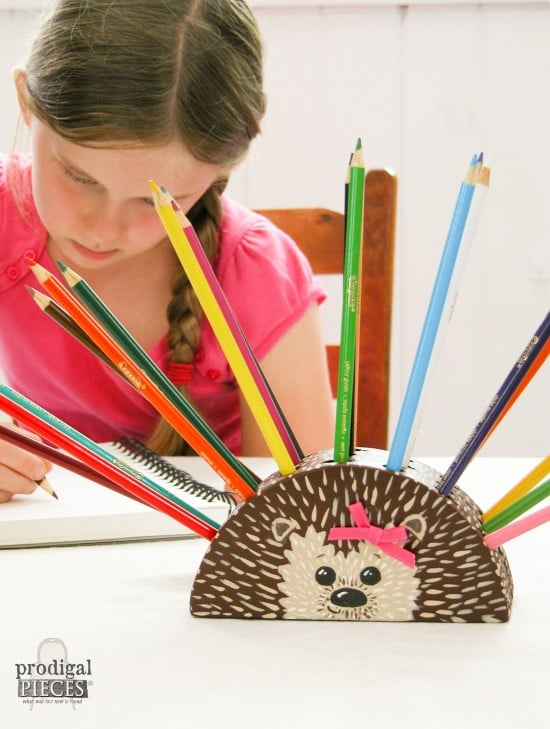 hedgehog-girl-pencil-holder-Prodigal Pieces